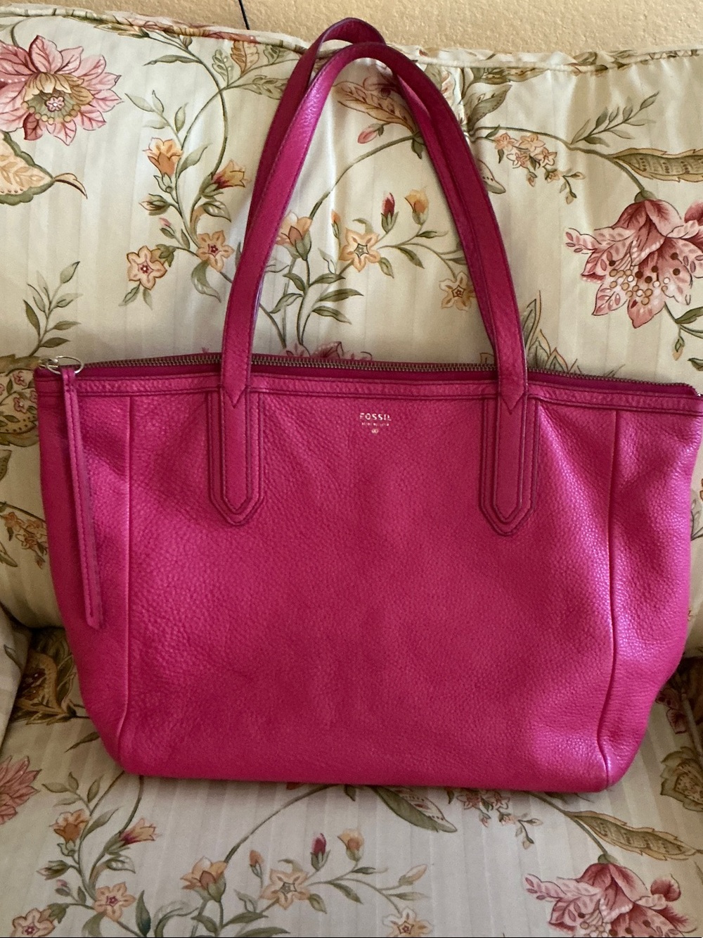 Fossil Sydney Leather Tote